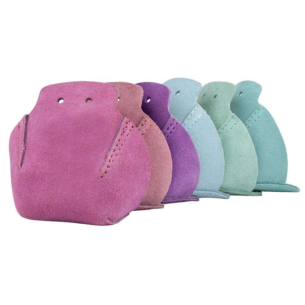 ikasus 1 Pair Roller Skate Toe Guards Toe Cap Protectors, Roller Skate Protectors,PU Leather Roller Skate Cap Accessories for Roller Skate, Anti-Friction Roller Skate Toe Cap Guards for Men Women 3