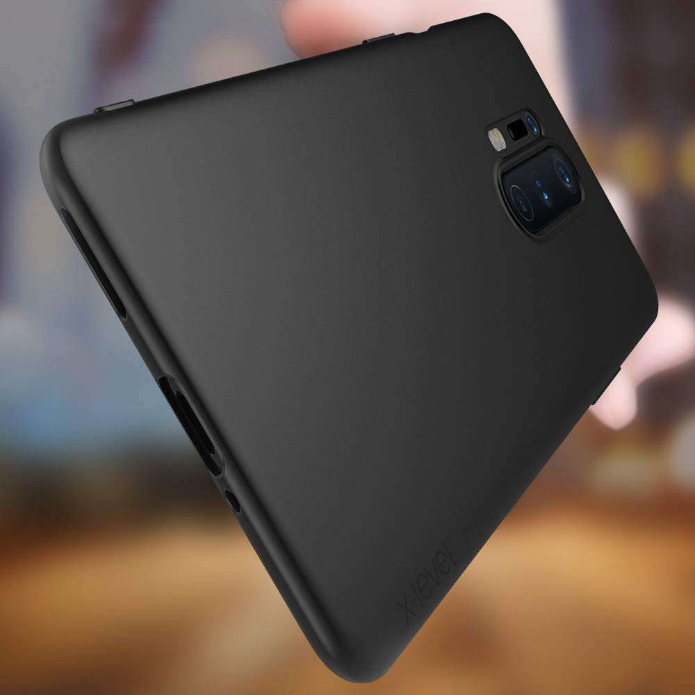 X-level Oneplus 8 Pro Case, Mobile Phone Case Soft TPU Matte Finish Slim Fit Ultra-Thin Light Protective Cell Phone Back Cover for Oneplus 8 Pro-Black 3