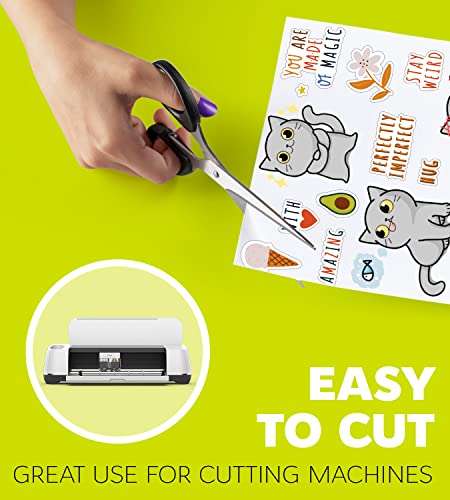 Premium Printable Vinyl Sticker Paper for Inkjet or Laser Printer (Matte Durable, 20 Sheets) 3