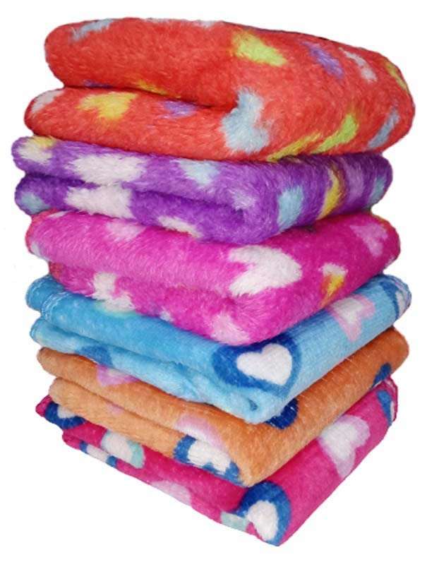 DEXO Soft Cotton Face Towel Set 6 Pcs Multicolour Pack of 1