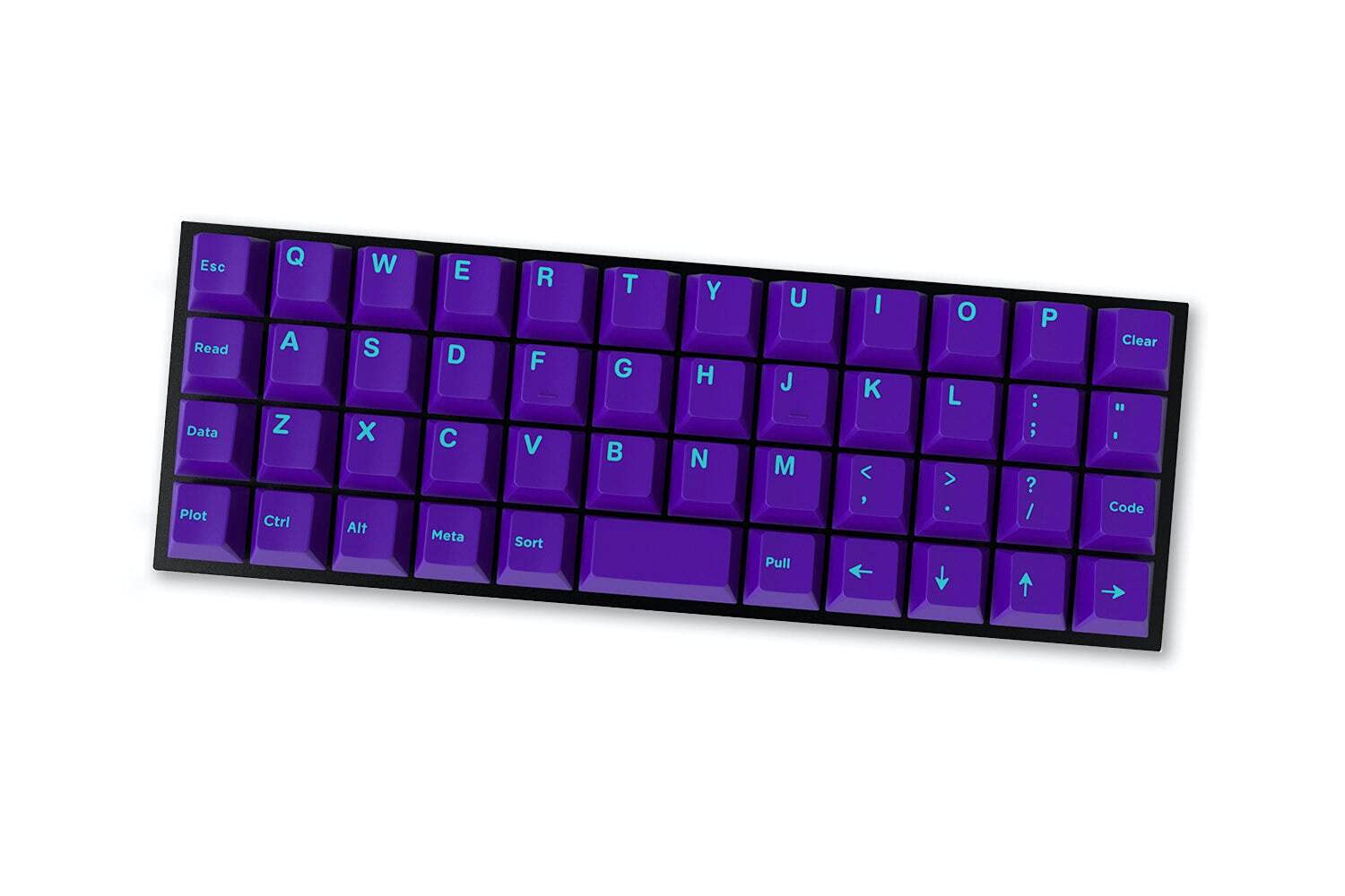 DROP + MiTo GMK Pulse Custom Mechanical Keyboard Keycap Set - 125-keys, Doubleshot, Cherry Profile, for 40%, 60%, 65%, and TKL Layouts, etc. (Mitolet),Turquoise 3