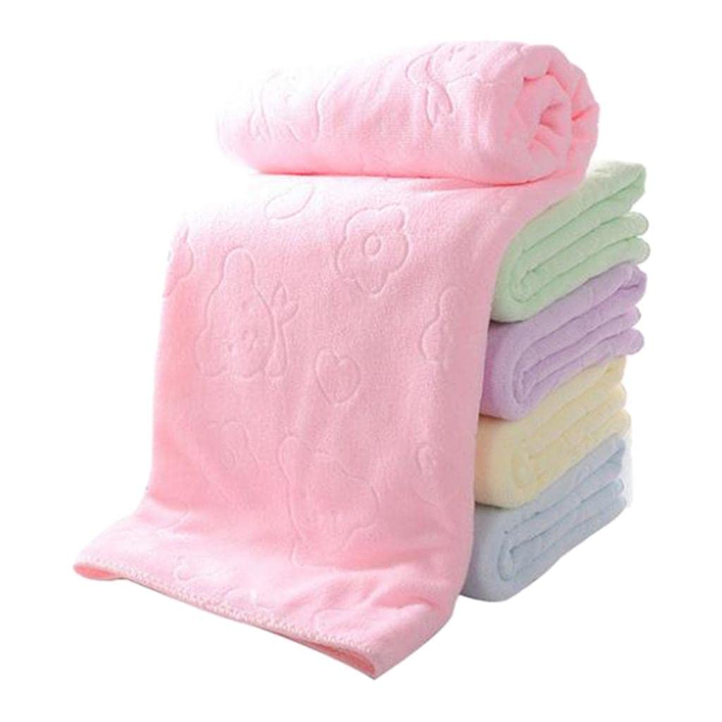 IVELECT Jumbo Size Bath Sheet Extra Large Polyester Home Salon Gym Bath Towel Soft 3