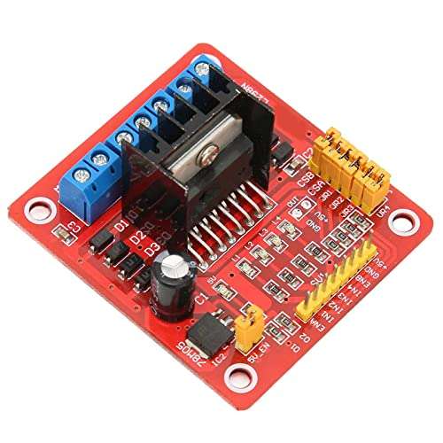 H Bridge Motor Driver, Motor Driver Module, L298N H Bridge DC Stepper Motor Driver Module Motor Controller Board, Electric Motor Controls 3