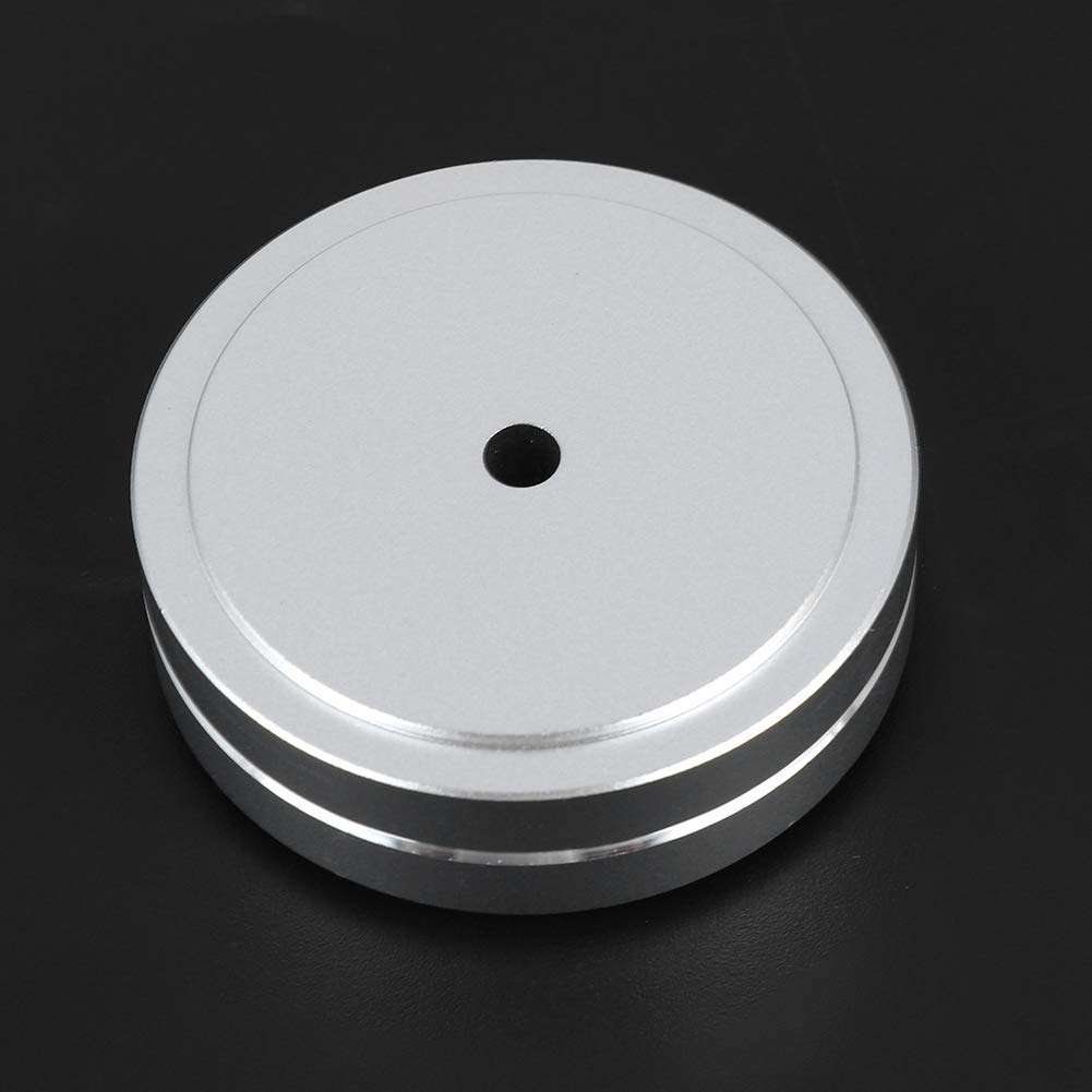 Pomya Speaker HiFi Isolation Damper Pad Professional Aluminum Alloy Audio Amplifier Feet Pad Speaker HiFi Isolation Damper Pad(Silver) 3
