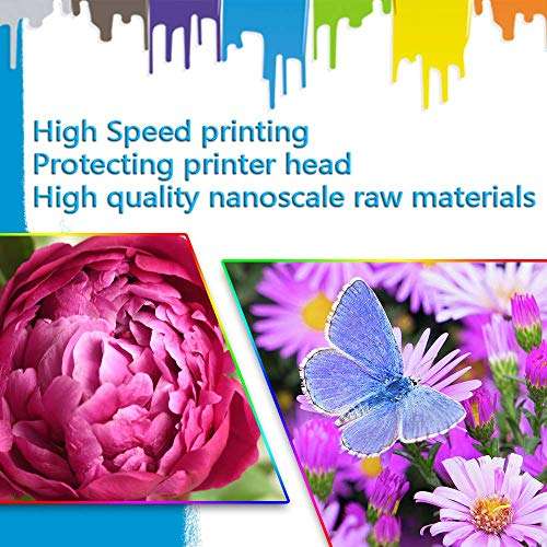 Kamoinc 63xl Ink cartridges Replacement for HP 63 Ink 63XL Ink Cartridge with Officejet 3830 3831 3833 4655 Envy 4510 4520 Deskjet 3630 3632 3634 3636 Printer (1B1C) 5