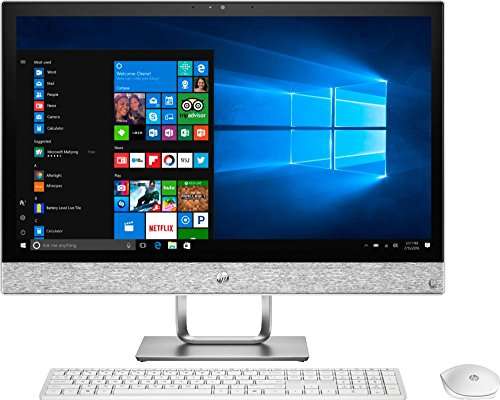 HP Pavilion 24-R114 AIO - 23.8" FHD Touch - Core i5-8400T - 12GB Memory - 2TB HDD - White 1