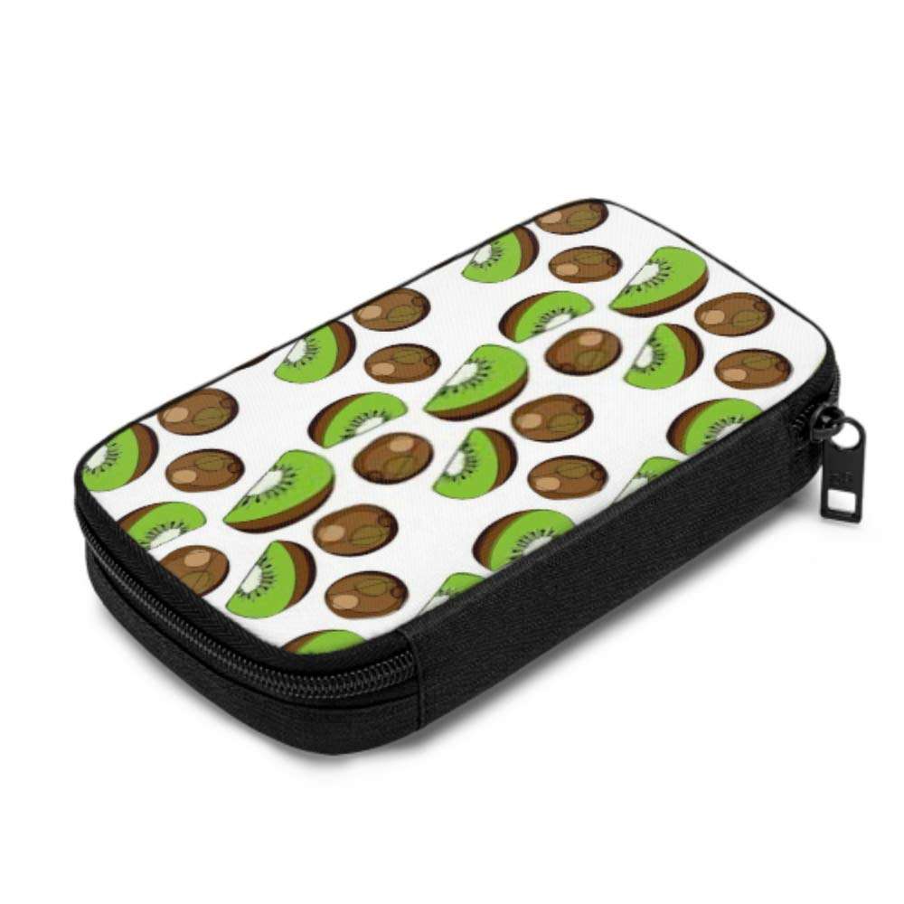 Electronics Accessories Organizer Bag Summer Fruits Healthy Lifestyle Kiwi Whole Electronics Organizer Electronic Accessories Organizer Storage Bag of Cases for Cable, Charger, Phone, USB, Sd Card 2
