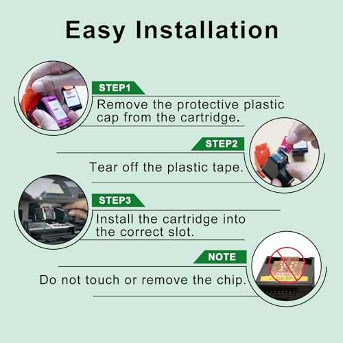 SAILNER 901XL Black Ink Cartridges(2-Pack) Remanufactured Ink for HP 901 901XL Ink Cartridges Work for HP Officejet 4500 J4524 J4540 J4550 J4580 J4624 J4680 Printer Ink 901 XL (High-Yield Black) 4