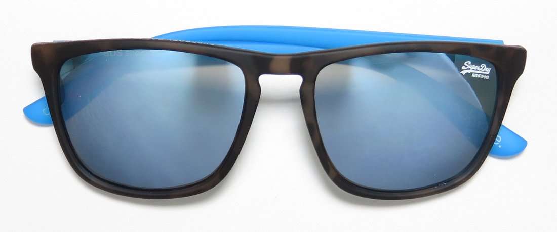 SUPERDRY Mirrored Square Unisex Sunglasses SHOCKWAVE 105 55 17 145 SUN |55| Blue Color Lens 3