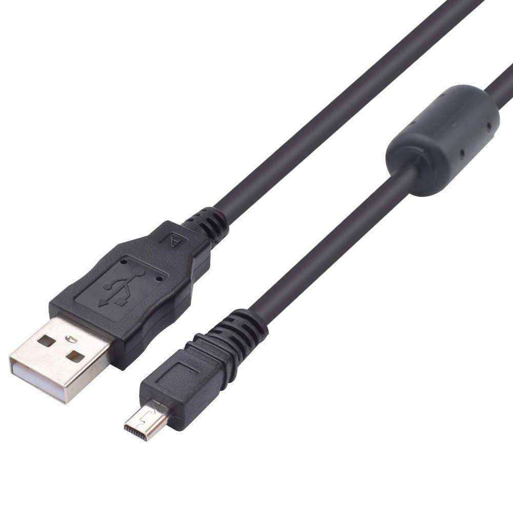 GONOLOWAY Replacement USB Cable 8Pin Camera Transfer Data Sync Charging Cord Compatible with Sony Digital Camera DSC-H200 H300 DSC-W710 W730 W800 W810 W830 W370 (4.9ft)