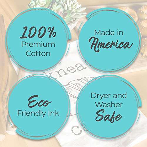 Funny Kitchen Towel, Tequila Tacos & Best Friends, Flour Sack Dish Towel, Sweet Housewarming Gift, White 2