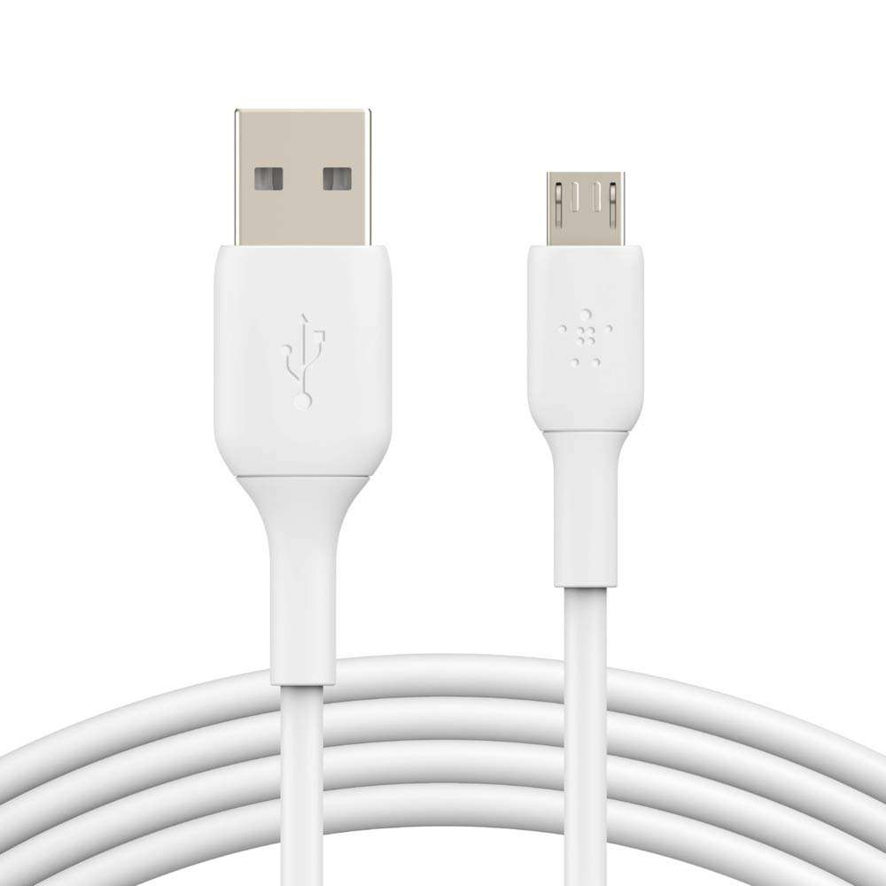 Belkin USB-A to Micro USB Charging Cable for Android Phones and Tablets (3.3 Feet/1 Meter, White) 1