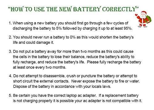 VUOHOEG F3YGT Laptop/Notebook Battery for Dell Latitude 12 7000 7280 7290; 13 7000 7380 7390; 14 7000 7480 7490 Series DM3WC 0DM3WC 2X39G- 60Wh 7.6V 6