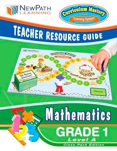 NewPath Learning Mastering Math Curriculum Mastery Game, Grade 1, Class Pack 4
