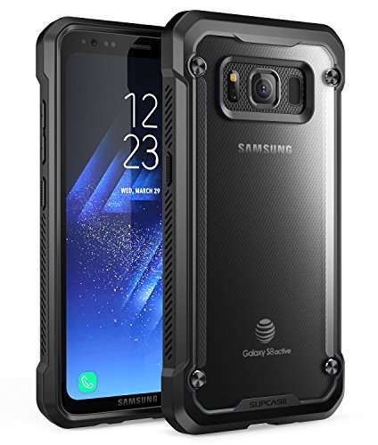 SupCase Samsung Galaxy S8 Active Case, Unicorn Beetle Series Premium Hybrid Protective Frost Clear Case for Samsung Galaxy S8 Active 2017 Release (Not Fit Regular Galaxy S8/S8 Plus) (Frost/Black) 1