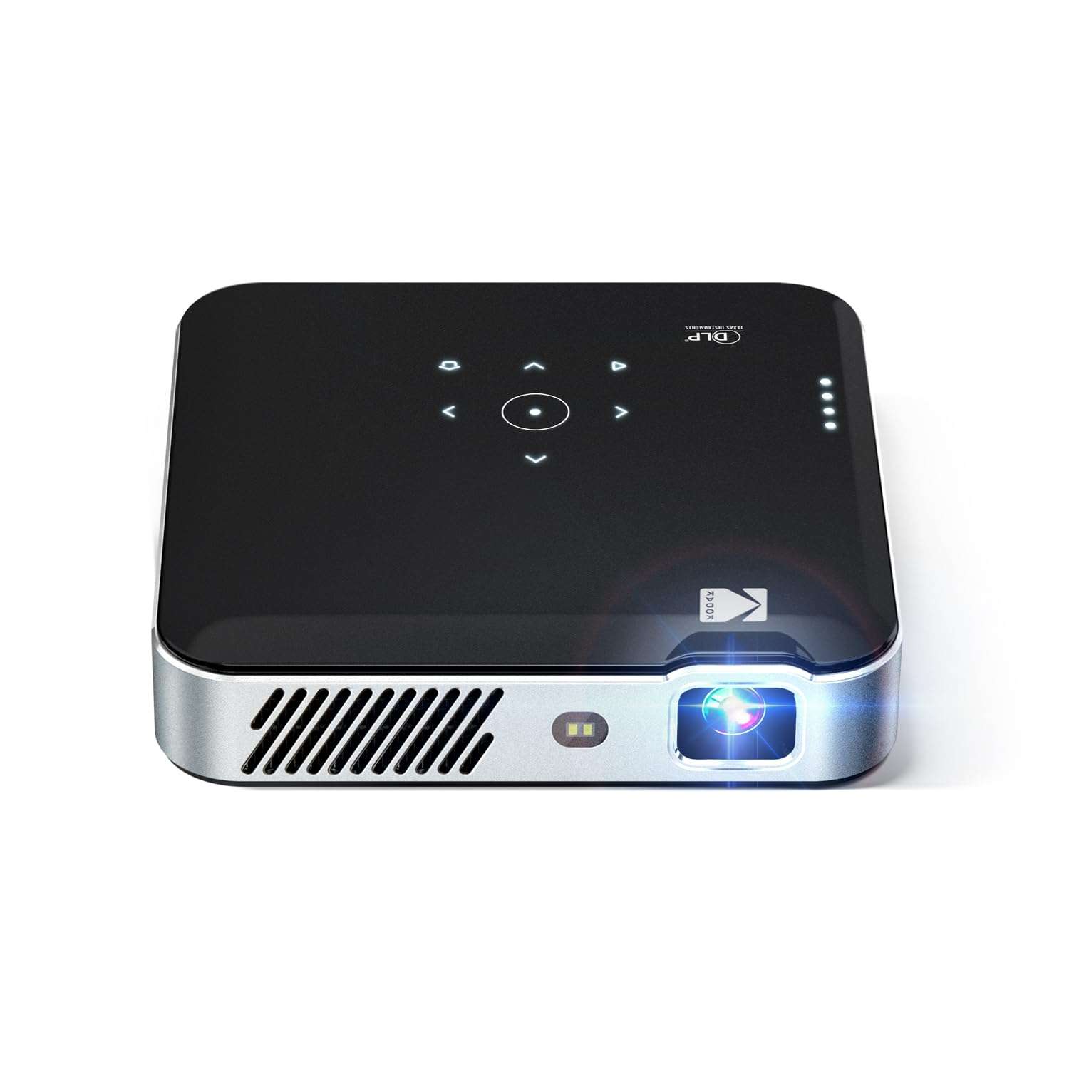 Kodak Luma 500 Mini Projector | 1080p Full HD Portable Outdoor Projector with Wi-Fi, Bluetooth, HDMI & USB | Google TV 11.0 OS, Netflix Certified, Chromecast Built-In, Black, 150 1