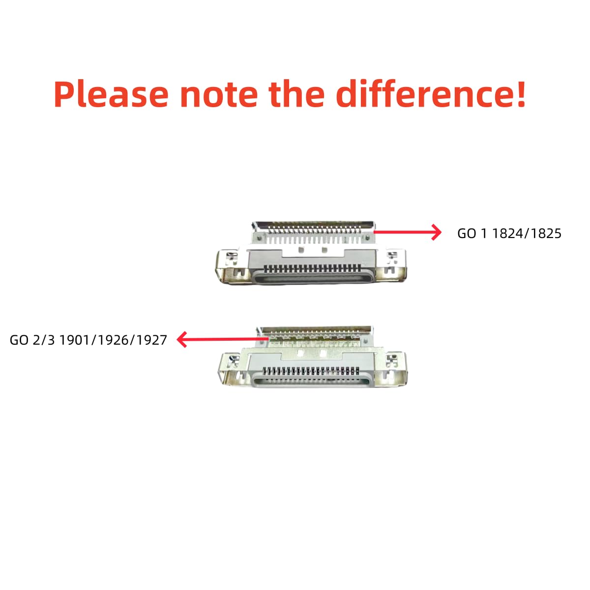 Replacement AC DC Jack Charge Connector Charging Port Dock Fit for Microsoft Surface Go1 1824 1825 Go2/3 1901 1926 1927 (Go2/3) 6