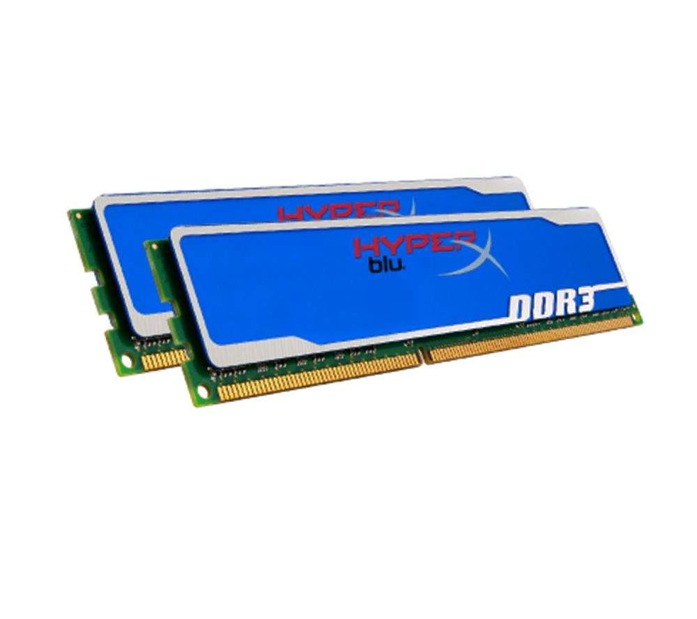Kingston HyperX Blu 16GB Kit (2x8 GB Modules) 1600MHz 240-Pin DDR3 Non-ECC CL10 Desktop Memory KHX1600C10D3B1K2/16G