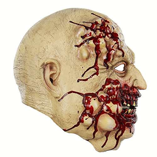 Mo Fang Gong She Scary Halloween The Walking Dead Cosplay Props, Horror Bloody Butcher Mask 5
