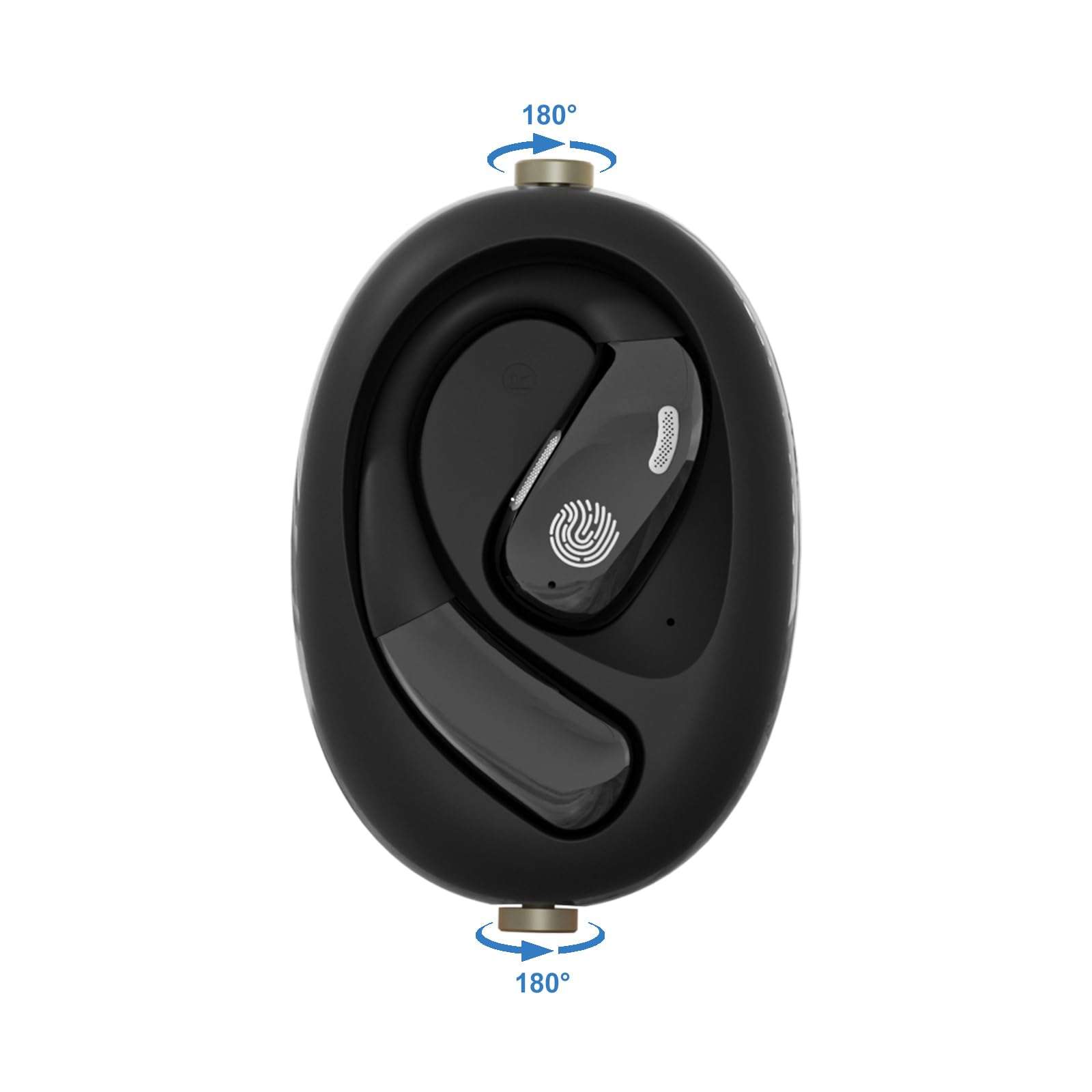 Language Translator Earbuds, 114 Languages Support, Two-Way Real-Time Translation, Bluetooth Wireless Headphones, Open Ear Design (Black) 3