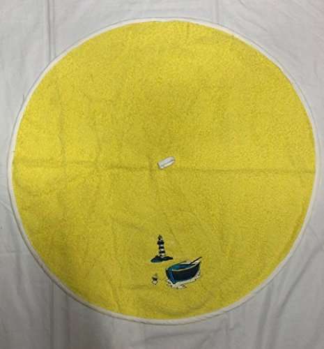 Generic Cotton Quest Kitchen/Hand Towel (Blue and Yellow) Set of 2 4