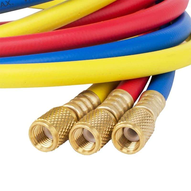 Digital Craft 3Pcs 36" A/C Charging Hose Set for HVAC Air Condition Refrigerant R12 R22 R502 3