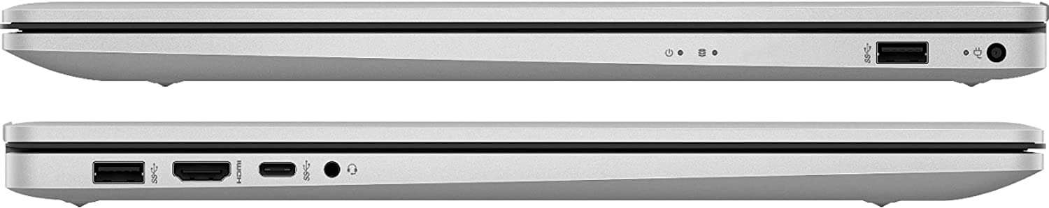 HP 17.3" Full HD Laptop, AMD Ryzen 5 5500U (Beat i5-10500), 8GB RAM, 256GB NVMe SSD, USB-C, Fingerprint, HDMI, Webcam, WiFi, Windows 10 Home in S Mode, Natural Silver 6