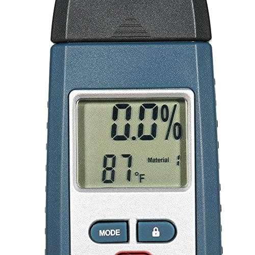 Z.L.FFLZ Moisture Detector Two Pins Digital Wood Moisture Meter Humidity Temperature Test Percent Accuracy Thermometer Hygrometer Detector Mini Tool 3
