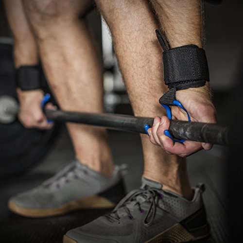 Harbinger Lifting Hooks, Black/Blue 5