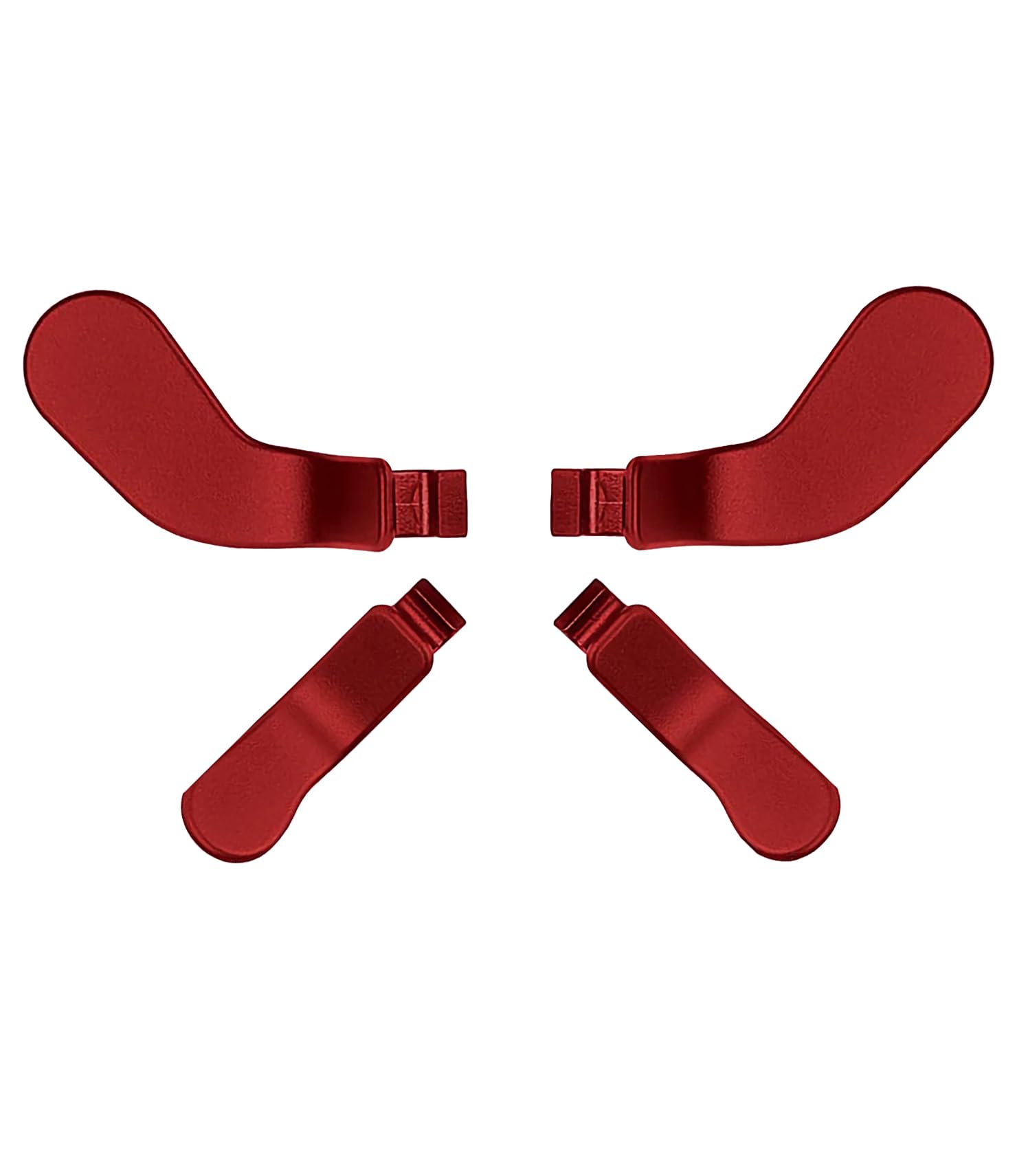 Ceozon Replacement Back Paddles 6 pcs Metal Stainless Steel Trigger Locks D Pads Direction Keys for Xbox One Elite Controller Series 2 Xbox One Elite Accessories (Red) 6