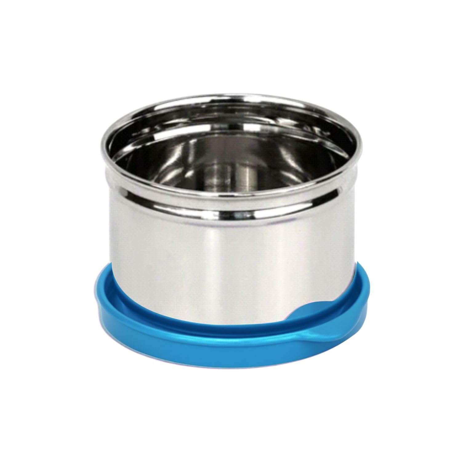 SignoraWare Mini Fresh Stainless Steel Small Container | Airtight & Leakproof | Compact & Travel-Friendly | Easy to Carry | Perfect for Office, School & Home Use (170ml | TBlue) 1