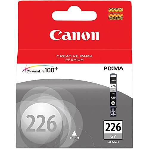 Canon Genuine PGI-225/CLI-226 Ink Tank Combo - 4-Pack (Black, Gray) 4
