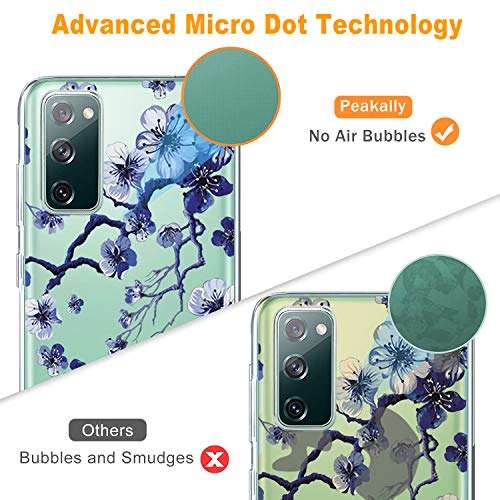 Galaxy S20 FE Case Compatible with Samsung Galaxy S20 FE 5G Case Transparent Crystal Clear Ultra-Thin Cases Silicone Soft Bumper Anti-Fall Slim Full Protective Cover for Samsung S20 FE 5G Smarphone 6