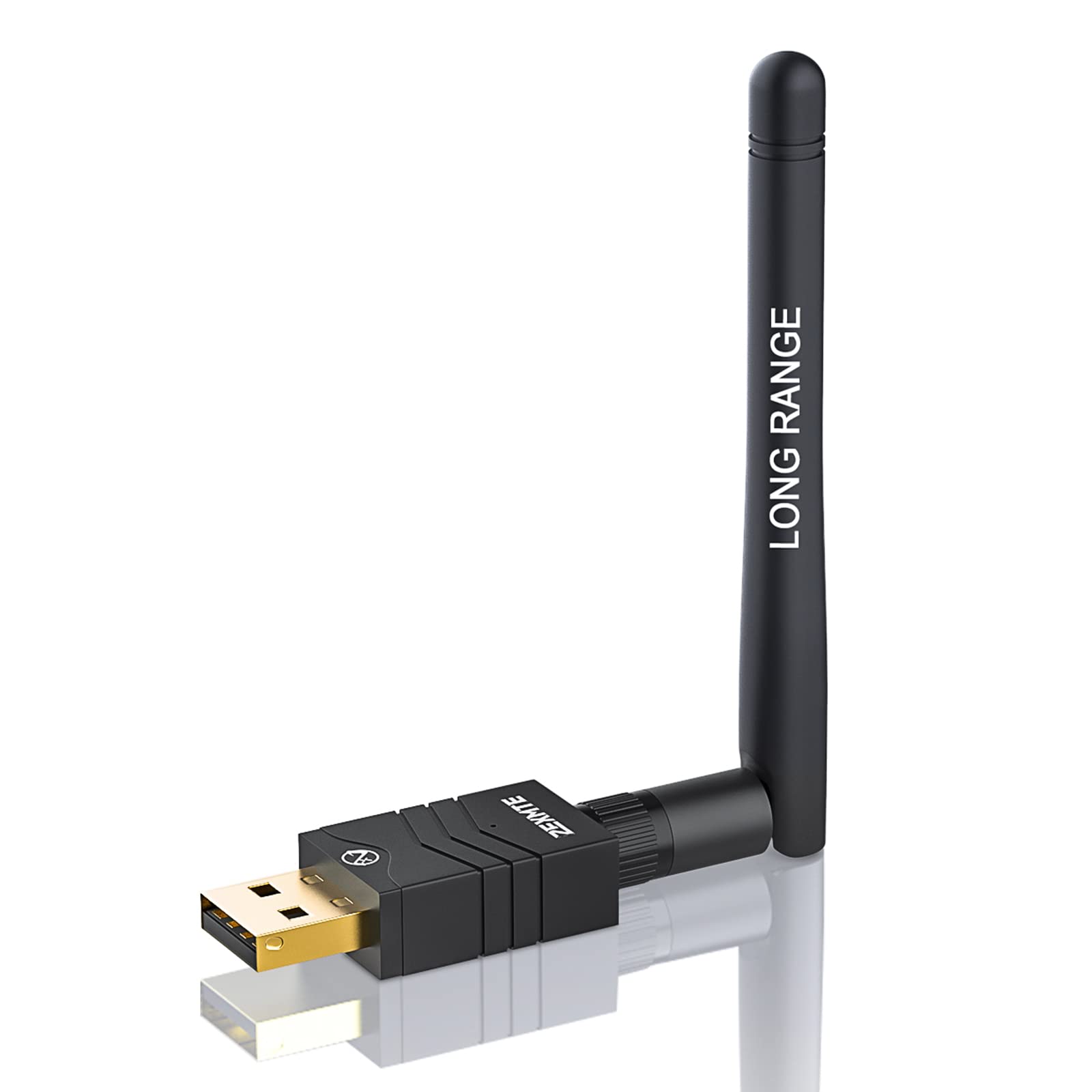 Long Range USB Bluetooth Adapter for PC 5.1 USB Bluetooth Dongle with High Gain Antenna,Class 1 Wireless Bluetooth Receiver 328FT / 100M,Bluetooth Adapter for PC Windows 11/10/8/7 1