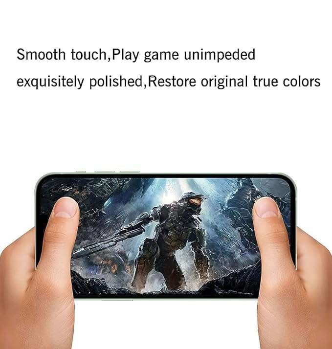 YMHML Tempered Glass Screen Protector Compatible for Samsung Galaxy M06 5G/F06 5G/A06 5G (Black) with Edge to Edge Coverage and Easy Installation kit 5