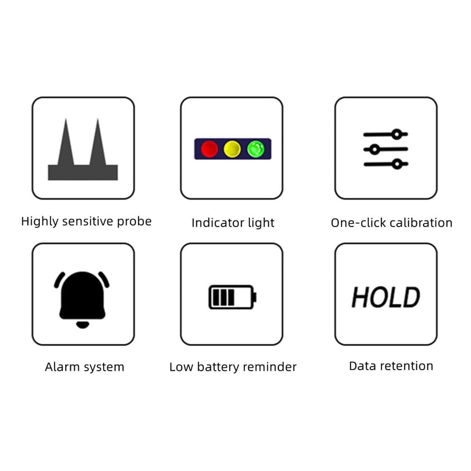 NVYAZJ Grain Moisture Meter Moisture Content Detector Multifunctional Grain with Low Voltage Prompt Measuring Range Moisture 7~30% Accuracy Moisture ±(0.5% n+0.5), for Food Grain 6