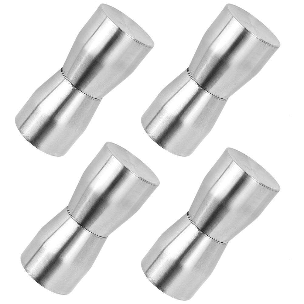nulala 4Pcs Glass Door Handles Stainless Steel Pull Knobs Replacement for Home Bathroom Office Door Accessory Part 3