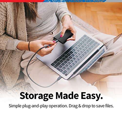 Toshiba Canvio Basics 1TB Portable External Hard Drive USB 3.0, Black - HDTB510XK3AA 3