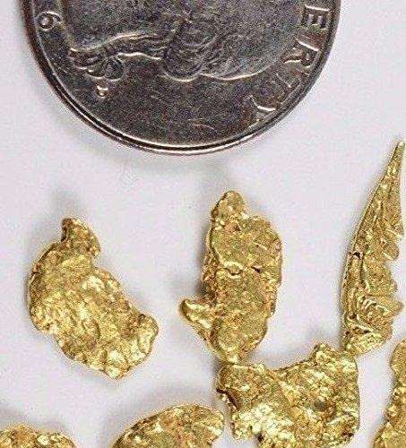 Alaskan-Yukon BC Natural Gold Nugget # 4 mesh 3 Grams 3