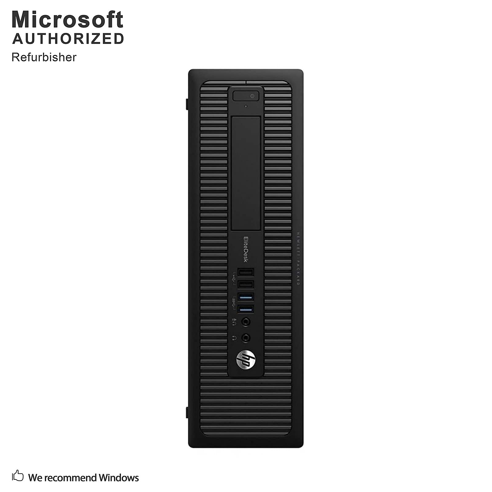 HP EliteDesk 705 G1 Small Form Factor PC, AMD Quad A10 PRO-7800B up to 3.9GHz, 8G DDR3, 500G, DVD, WiFi, BT 4.0, Windows 10 Pro 64 Bit-Multi-Language Supports English/Spanish/French(Renewed) 2
