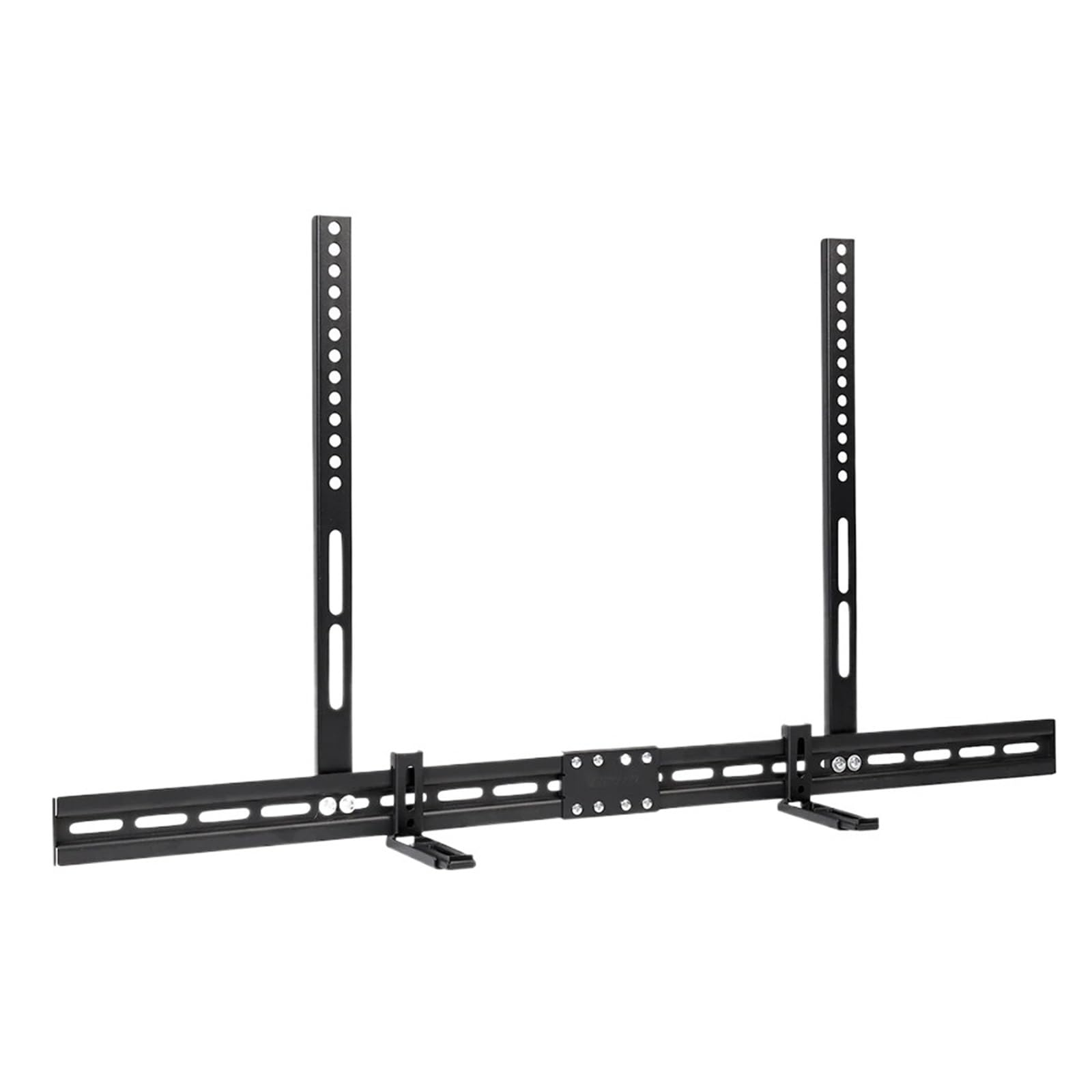 FFHDJL Universal Soundbar Brackets Under TV, Soundbar TV Mount Fits Soundbars with or Without Holes Soundbar Mount 3
