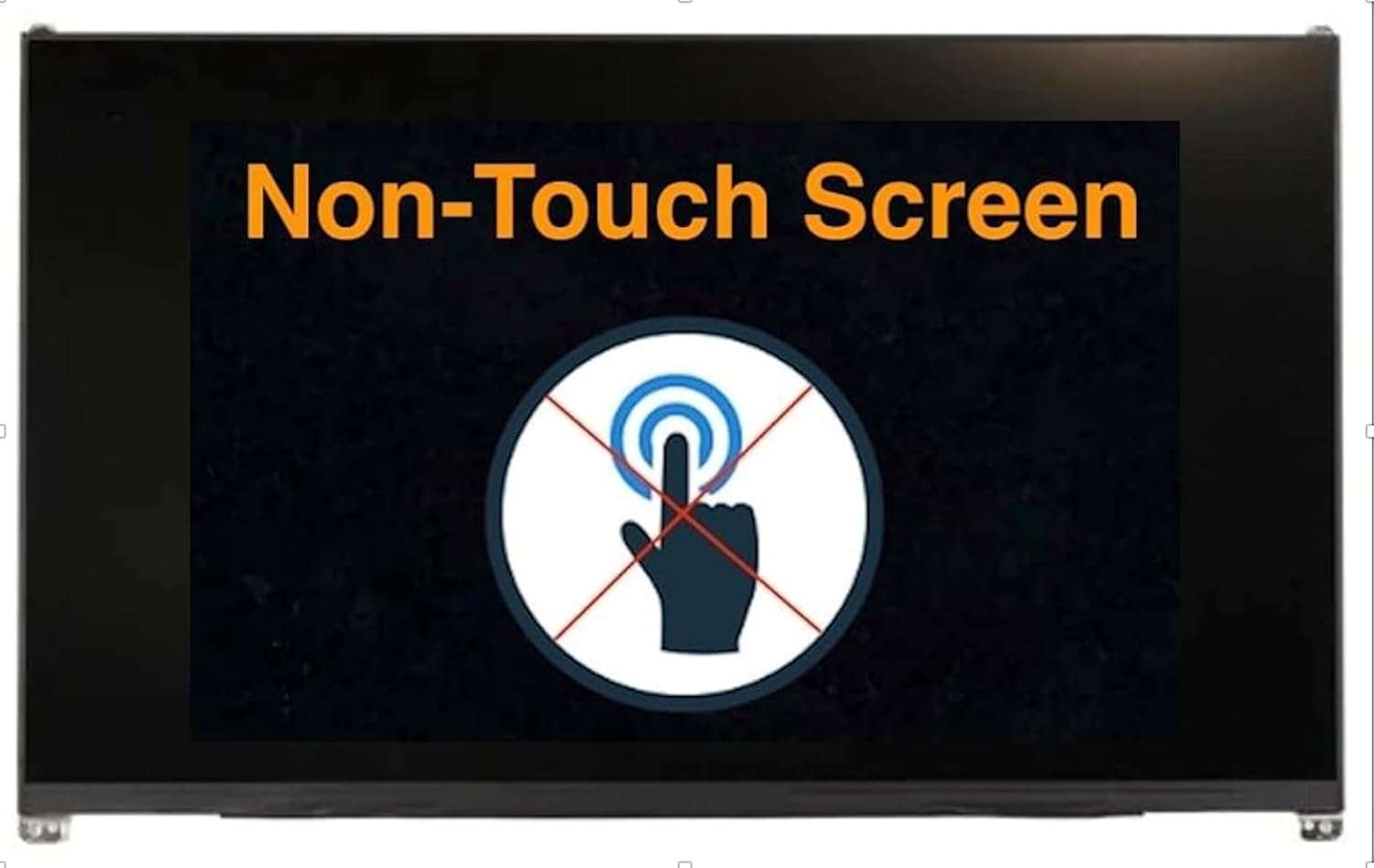 EM EMAJOR TECH New Screen Replacement for Dell DP/N 0937MP 937MP 1366X768 HD Non-Touch LCD LED Screen Display with Rails Bracket 4