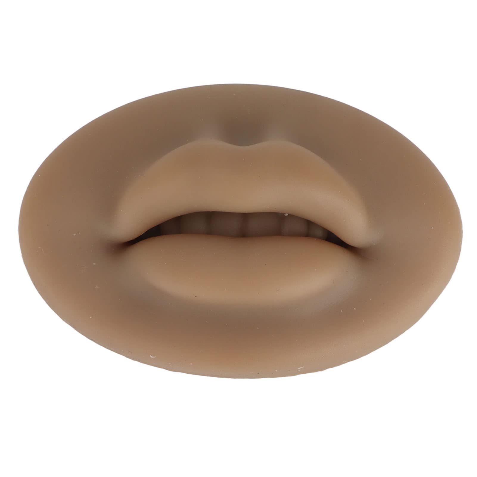 ZJchao Silicone Fake for Lips, 3d Lips Practice Semi Permanent Skin Fake Lips Fake Skin Lips Open Mouth Silicone Lips Model Microblading Practice Skin for Training Lips Makeup 1