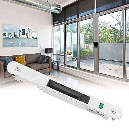 Sliding Door Lock, Household Stainless Steel Sliding Glass Door Window Single Lock Catch Hardware Fittings 5