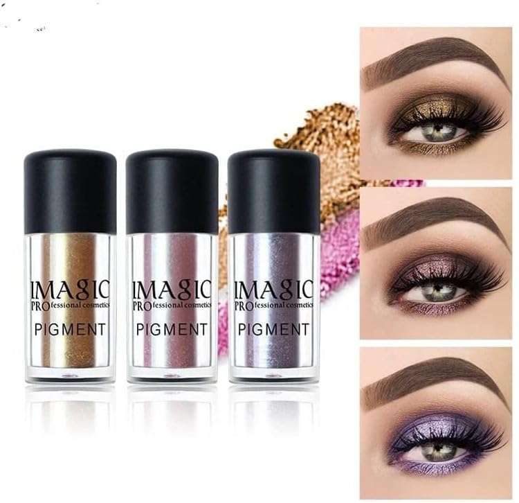 IMAGIC Professional Glitter Eyeshadow Metallic Loose Powder Pigment (P2 - blinding) 3