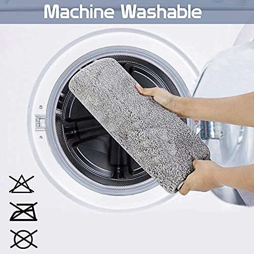 VNQ Anti-Slip Microfibre Bathmat, 40cm x 60cm - Pack of 2 (Grey) 6