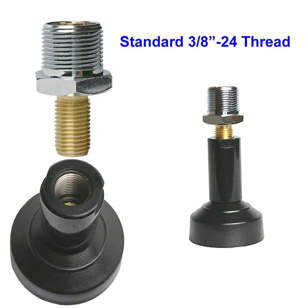 UngSung NMO to 3/8" x 24 Thread Antenna Stud Made by Copper Antenna Mount Adapter Connected for Compatible Amateur CB Antenna (1 PC) 3