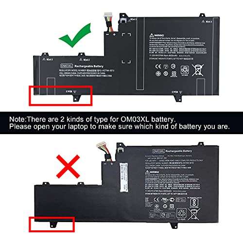 JOTACT OM03XL 863280-855 Laptop Battery Compatible with HP EliteBook x360 1030 G2 13.3" Y8Q67EA Y8Q89EA Z2W62EA Series 863167-171 863167-1B1 HSTNN-IB70 HSN-I04C HSTNN-IB7O OMO3XL 0MO3XL OM03057XL 5