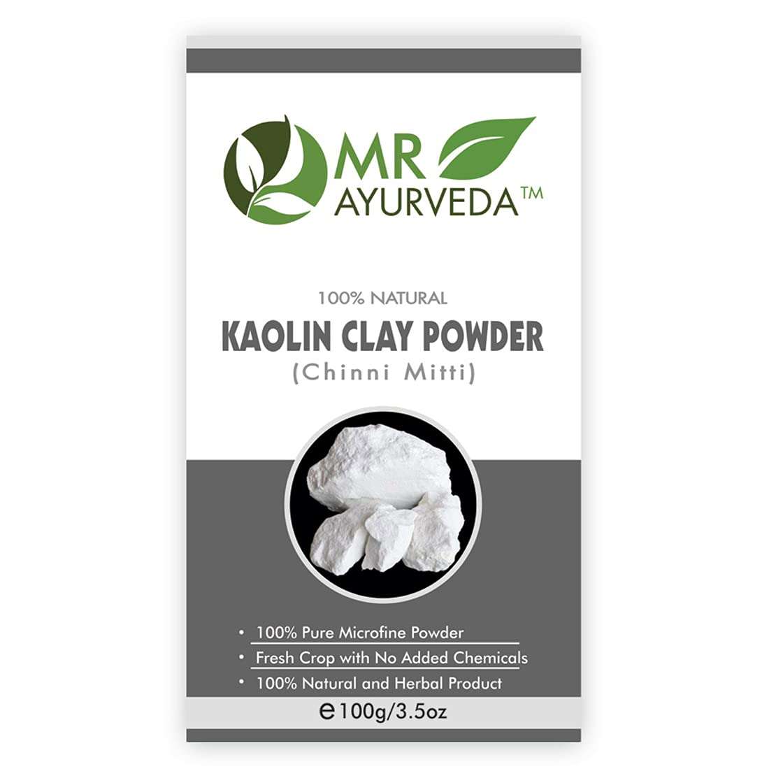 MR Ayurveda 100% Natural Kaolin Clay Powder & Lemon Peel Powder - Combo Pack (100 Grams Each) 6