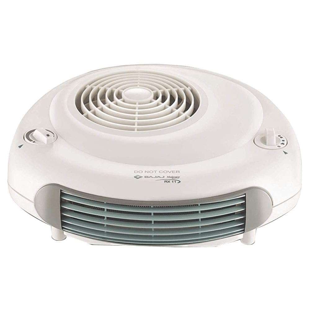 Royal Electronic 902 Electric Fan Room Heater | 2000/1000W | Adjustable Thermostat & Dual Use | Compact & Powerful (White, ISI Certified 1